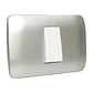 Interruptor Simple 9/12 10A 250V Blanco/Plata Armado - Miniatura 2
