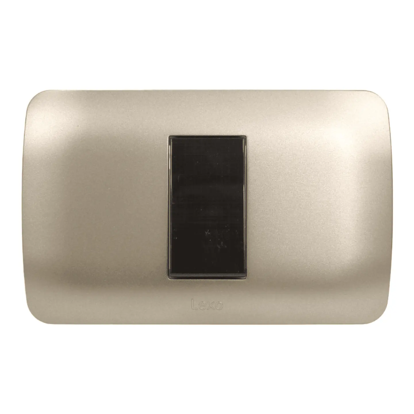 Interruptor Simple 9/24 10A 250V Café/Titanio Armado 1
