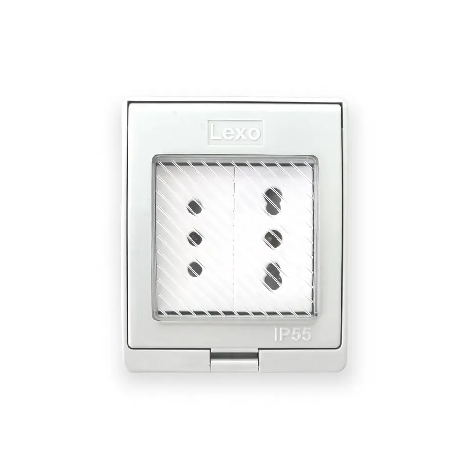 Hidrobox Doble 10A + 10/16A Lexo 1