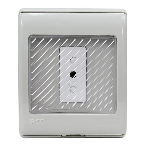 Hidrobox Enchufe Simple 10A- Lexo