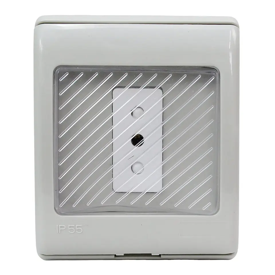 Hidrobox Enchufe Simple 10A- Lexo 1