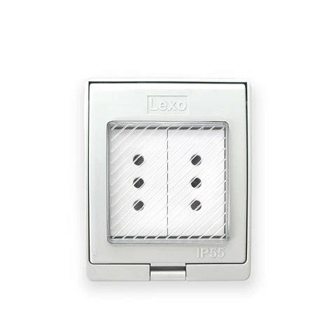 Hidrobox Enchufe Doble 10A - Lexo