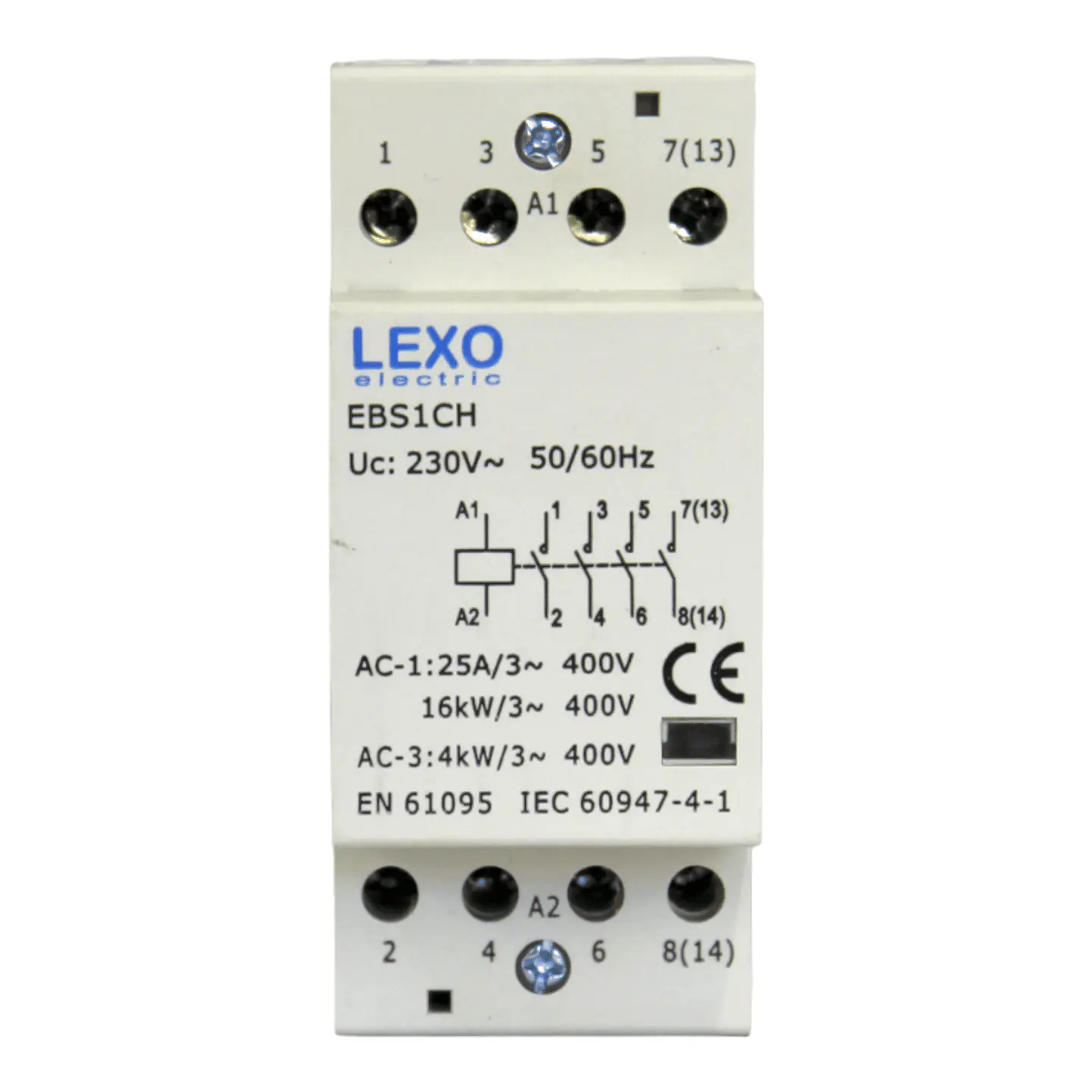Contactor Modular 4X25A - Lexo 1