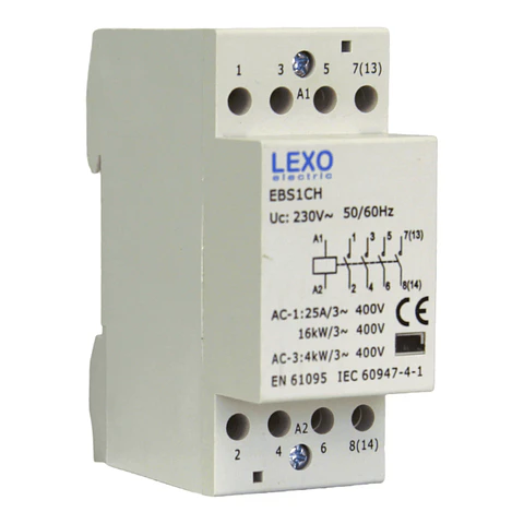 Contactor Modular 4X25A - Lexo