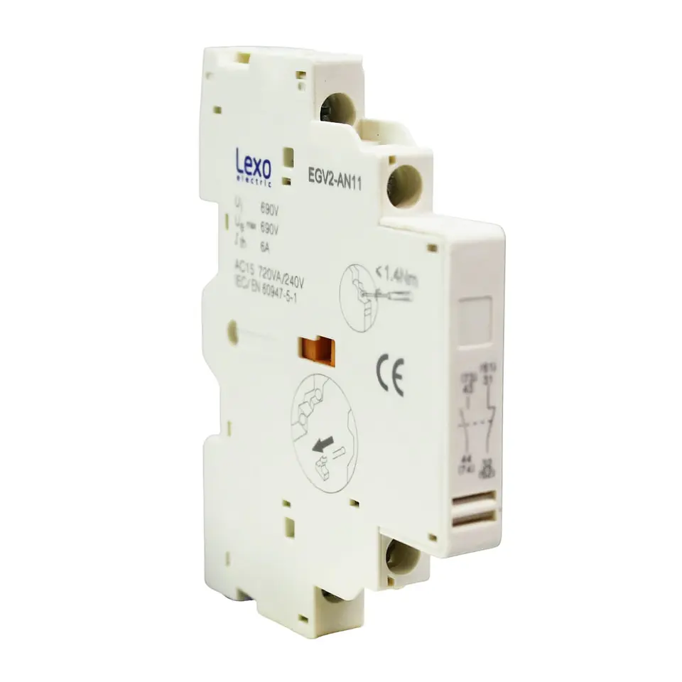 Contactor Auxiliar Guardamotor 1No+1Nc 1