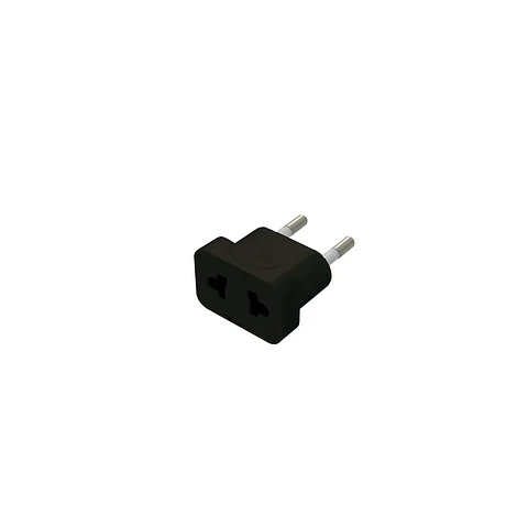 Adaptador Enchufe Americano 2P 10Anegro -Vkb