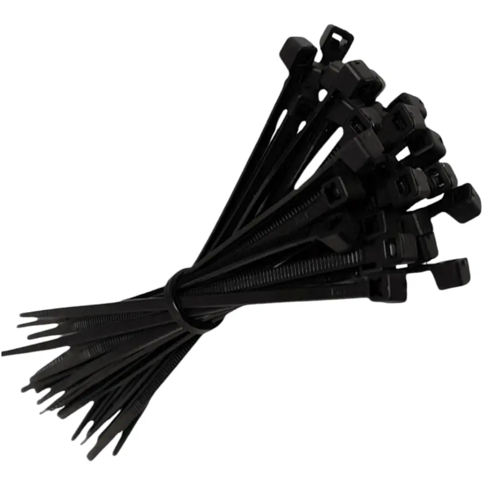 Amarra Cable Negra 370X7.6Mm-100Un - Lexo 1