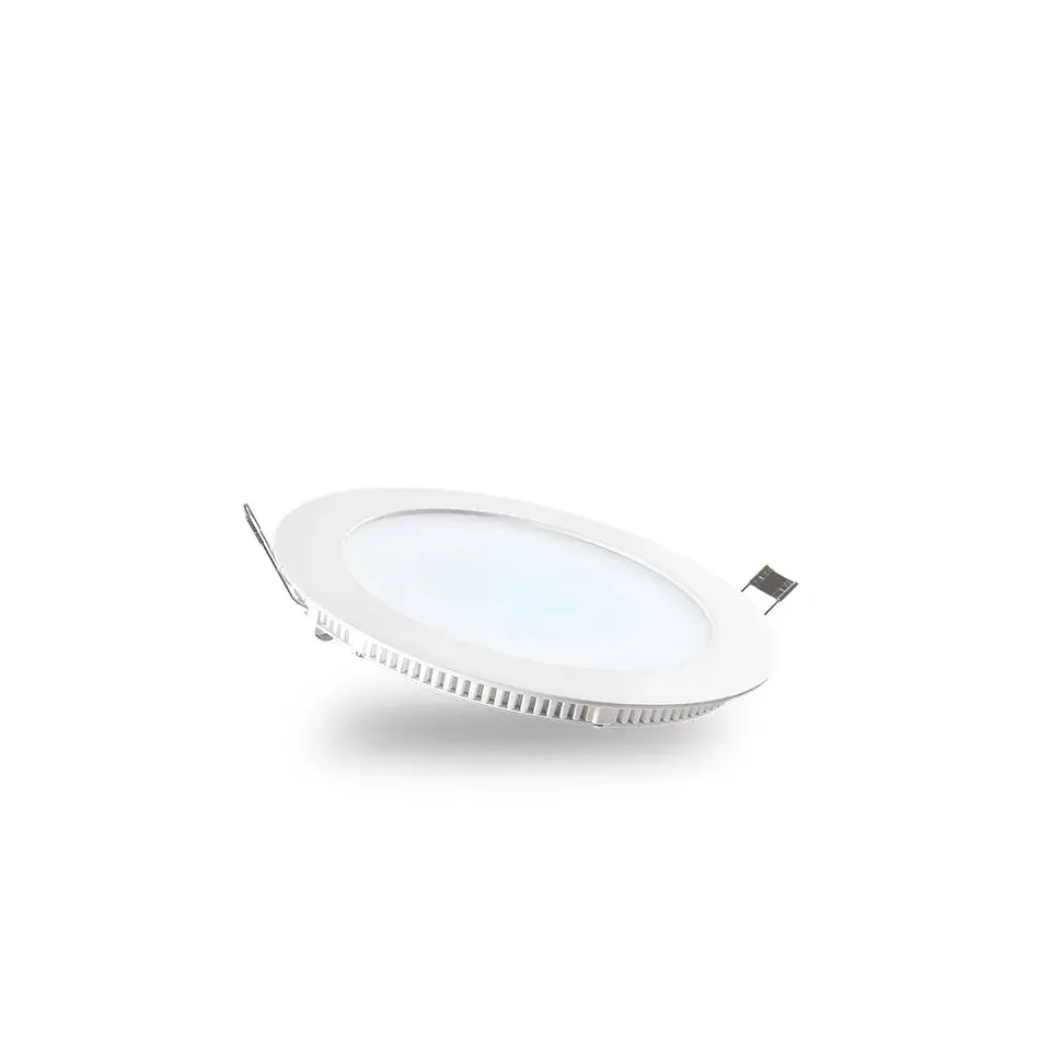 Panel LED Redondo Empotrado 9W 6000K 1