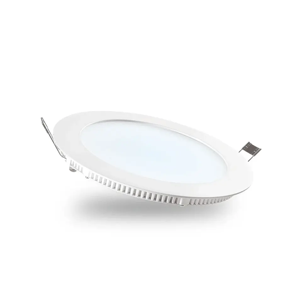 Panel LED Redondo Empotrado 24W 6000K 1