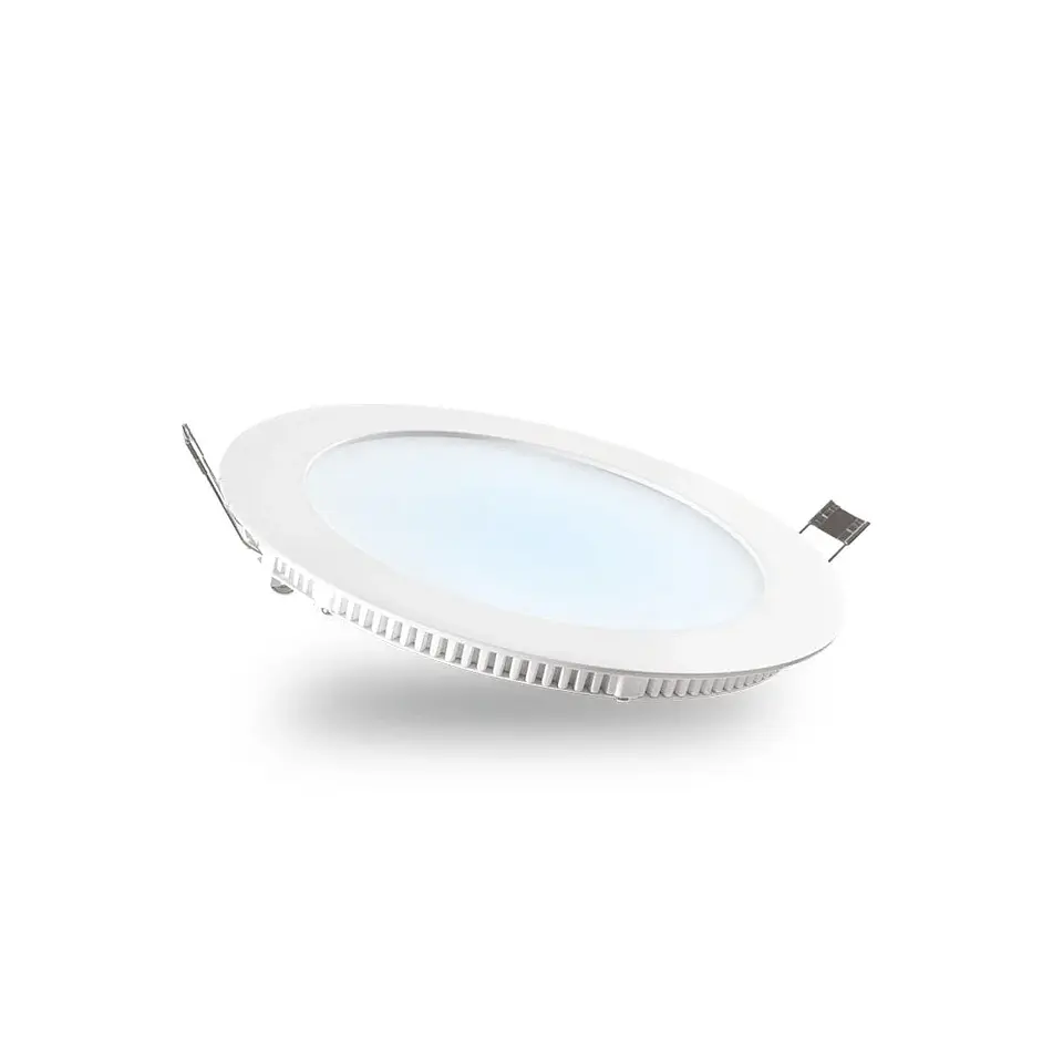 Panel LED Redondo Empotrado 12W 6000K 1