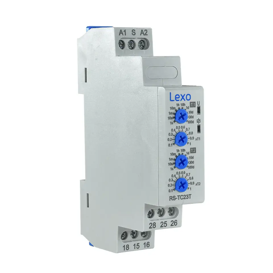 Rele Temporizador Asimetria 24-240V 10Dias -Lexo 1