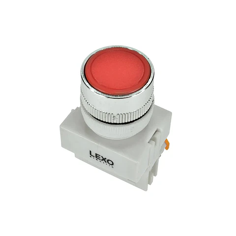 Pulsador Stop 22Mm 1Nc Rojo -Lexo