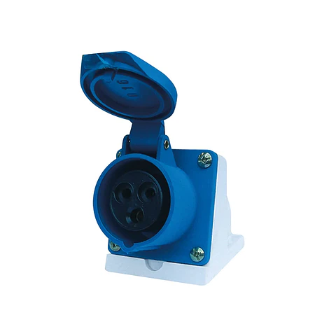 Enchufe Sobrepuesta 32A 2P+T Industrial