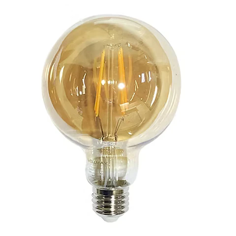 Ampolleta LED Vintage E27 8W 2500K Redonda - Wellmax