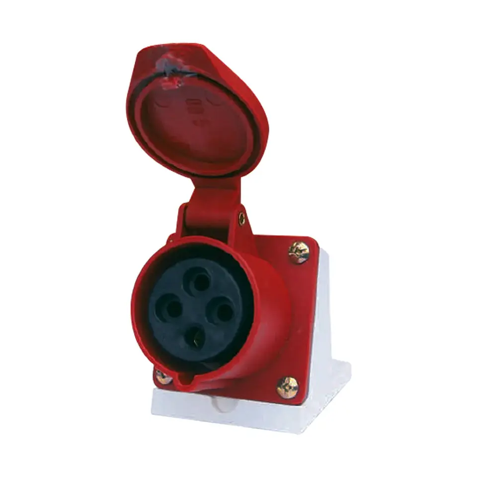 Enchufe Industrial Hembra Sobrepuesta Ip44, 16A, 380V, 3P+N+T 1