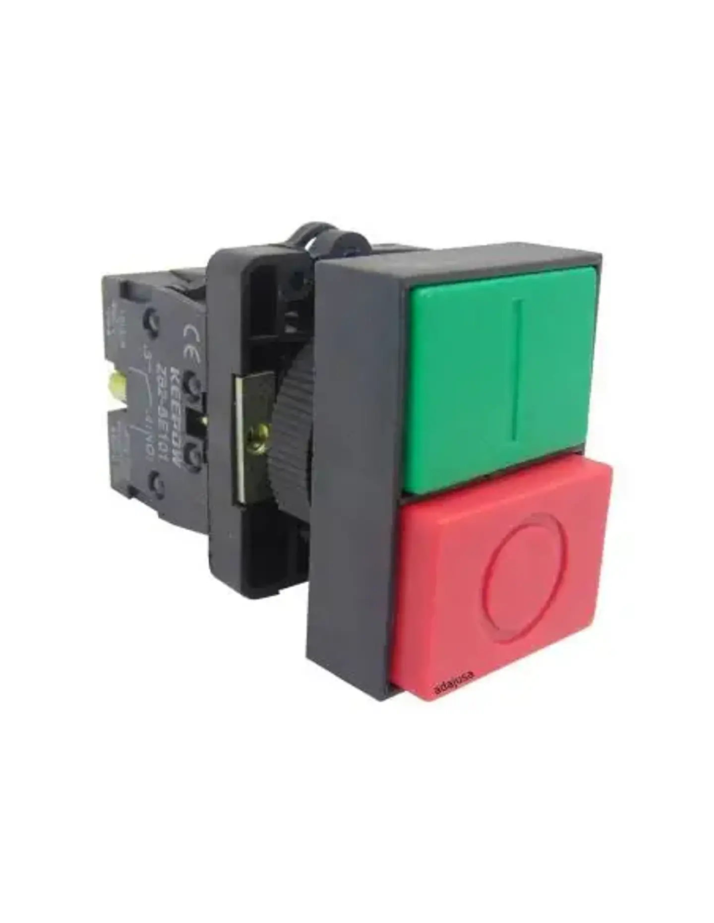 PULSADOR PARTIR- PARAR 22mm 1NO 1NC - CNC 1