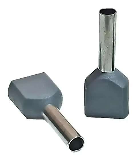Ferrul Doble 2X1,5Mm Gris 100Un- Cnc