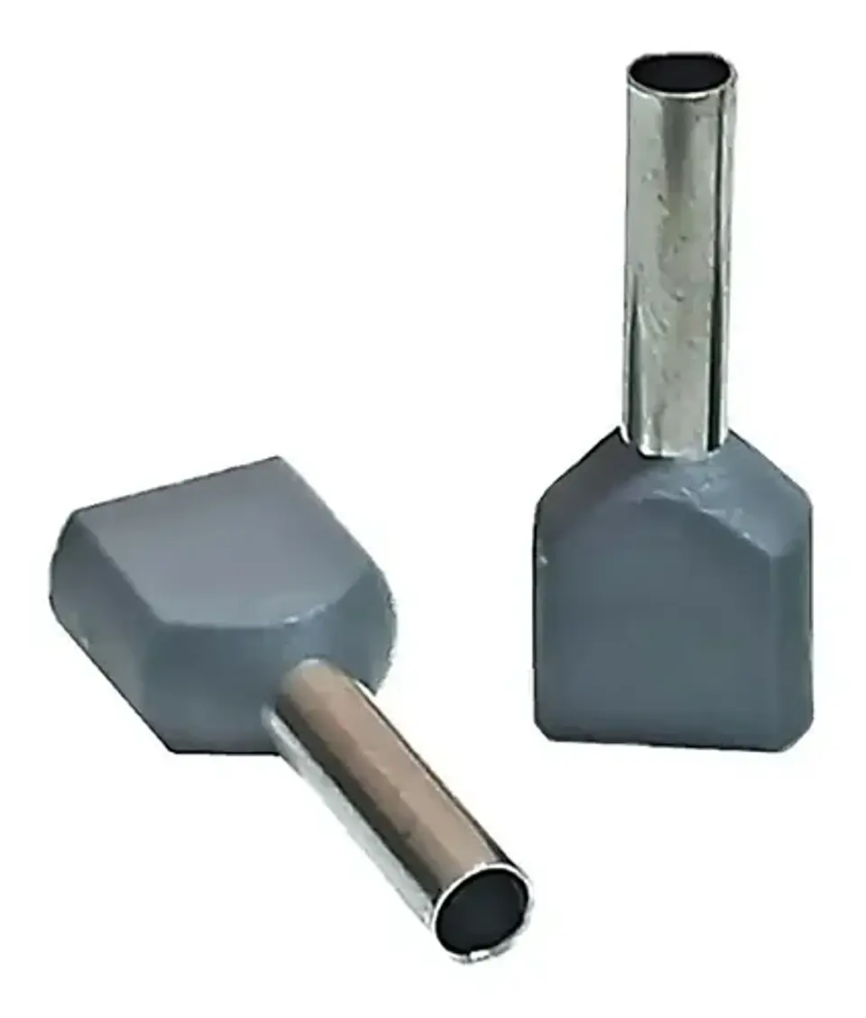 Ferrul Doble 2X1,5Mm Gris 100Un- Cnc 1