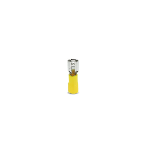 Terminal Hembra Media Aislada Amarillo 10-12Awg 50Und.