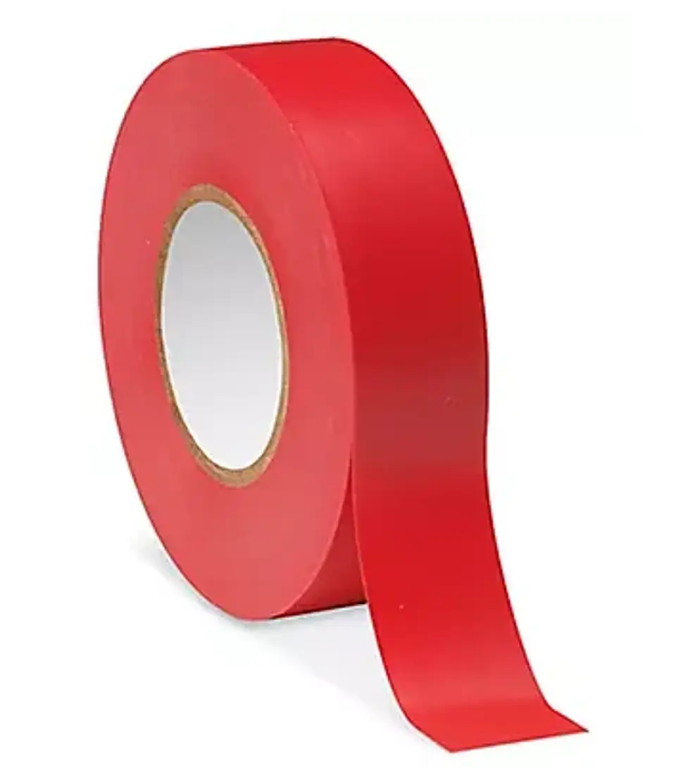 Cinta Aislante 19Mm X20M Roja- Bym 1