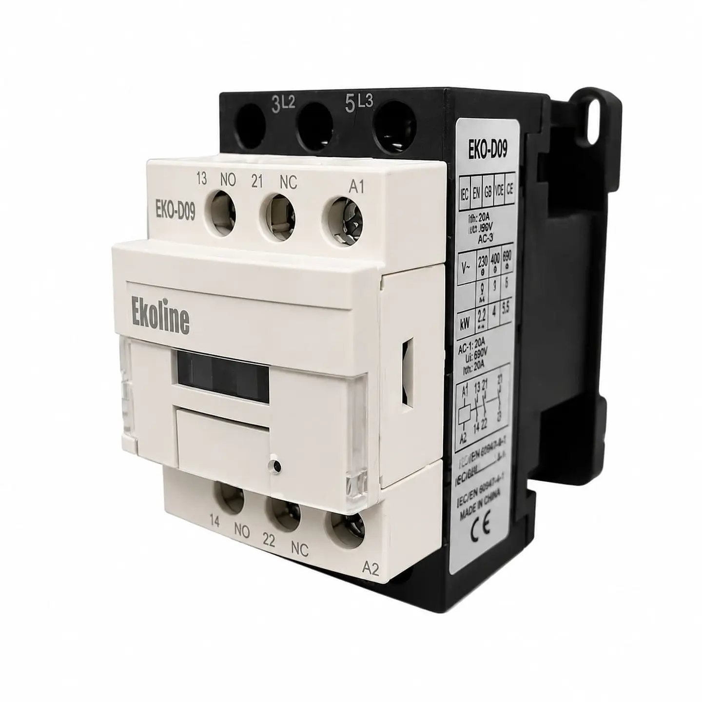 Contactor 12A - 24V - Ekoline 1