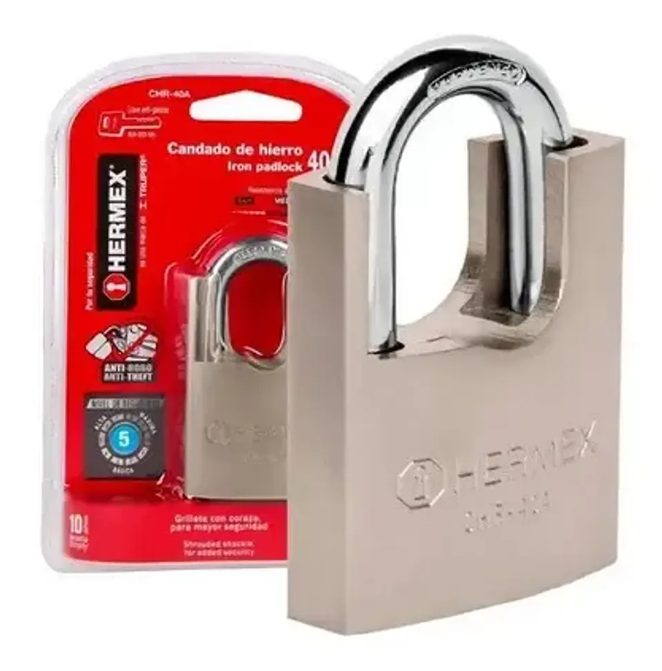 Candado Coraza Gris 40Mm 1