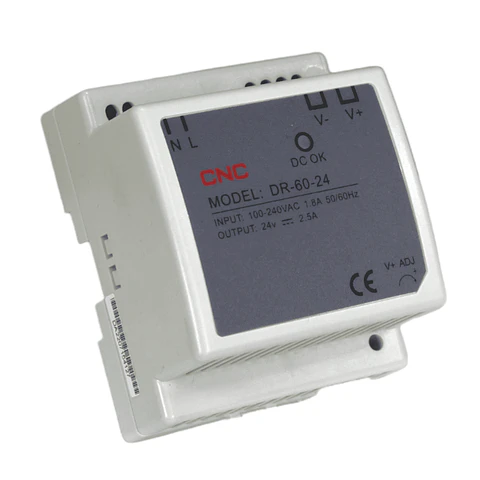 Fuente de Poder A Riel Din 60W 24Dc 2.5A- Cnc