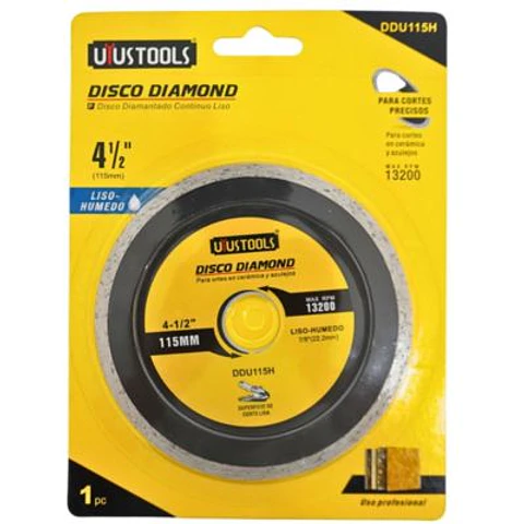 Disco Diamentado 4/1/2-Liso Humedo