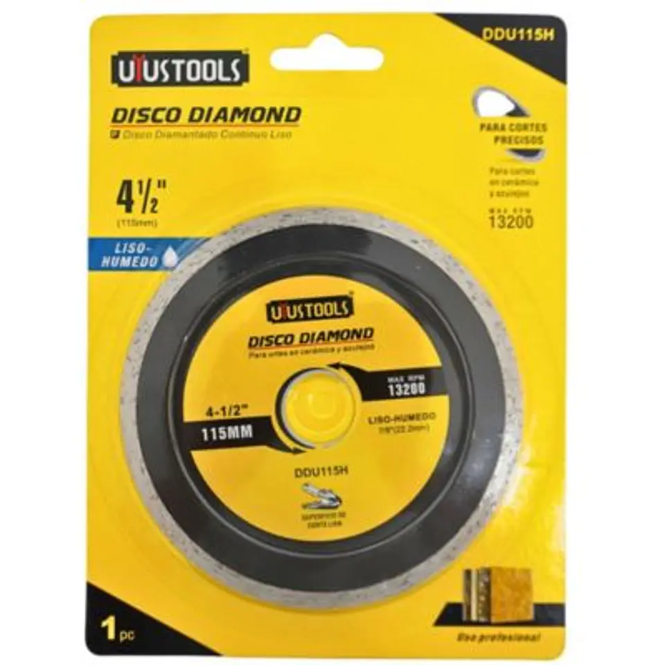 Disco Diamentado 4/1/2-Liso Humedo 1