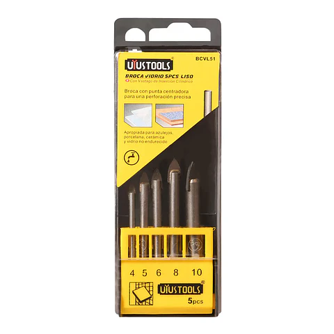 Juego Brocas Vidrio 4-10Mm
