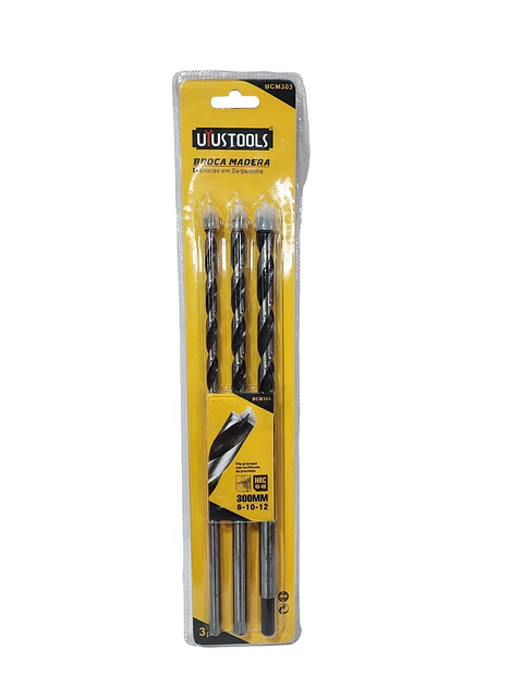 Set Broca Madera 3X300Mm-Uyustools