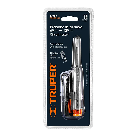 Probador De Corriente 12V - Truper