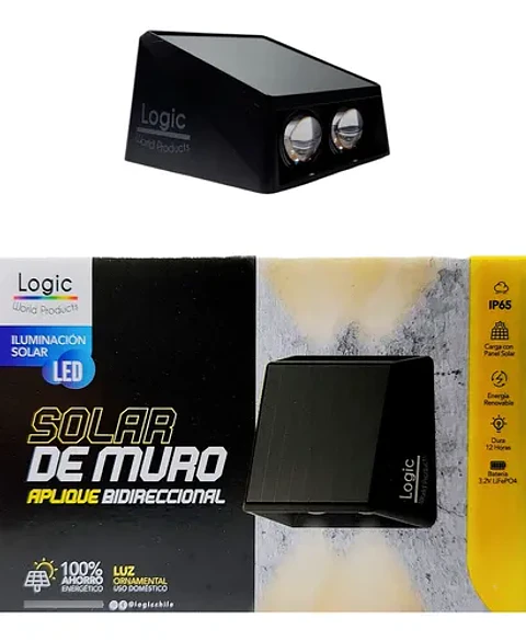 Aplique De Muro Redireccional Solar- Logic