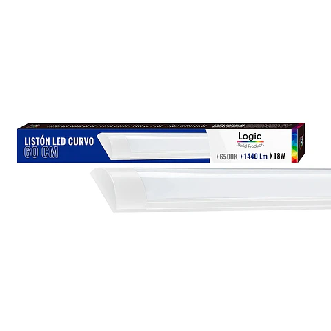 Liston LED Curvo 18W 60Cm -Logic