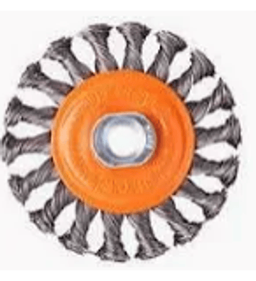 DISCO GRATA 4" Plana 18 trenzas de 20 mm M14