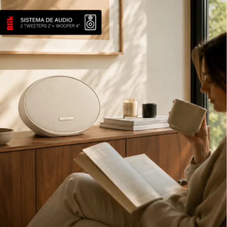 Parlante Bluetooth Blik Moonlight 60W Hi-Fi 15H DSP 4