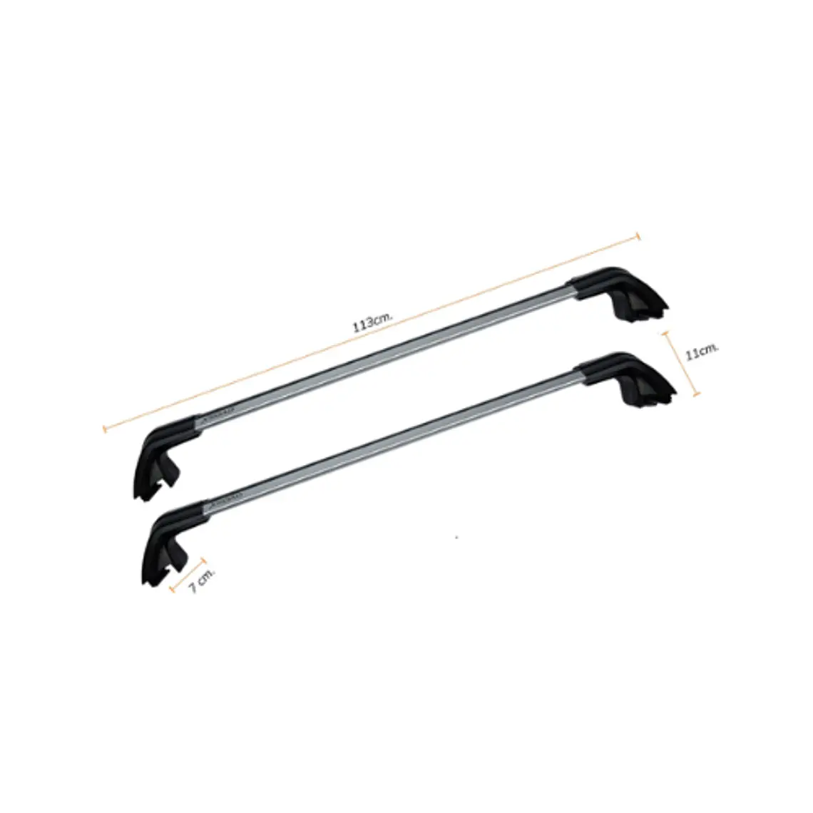 Barras Portaequipaje de Aluminio para Techo 2