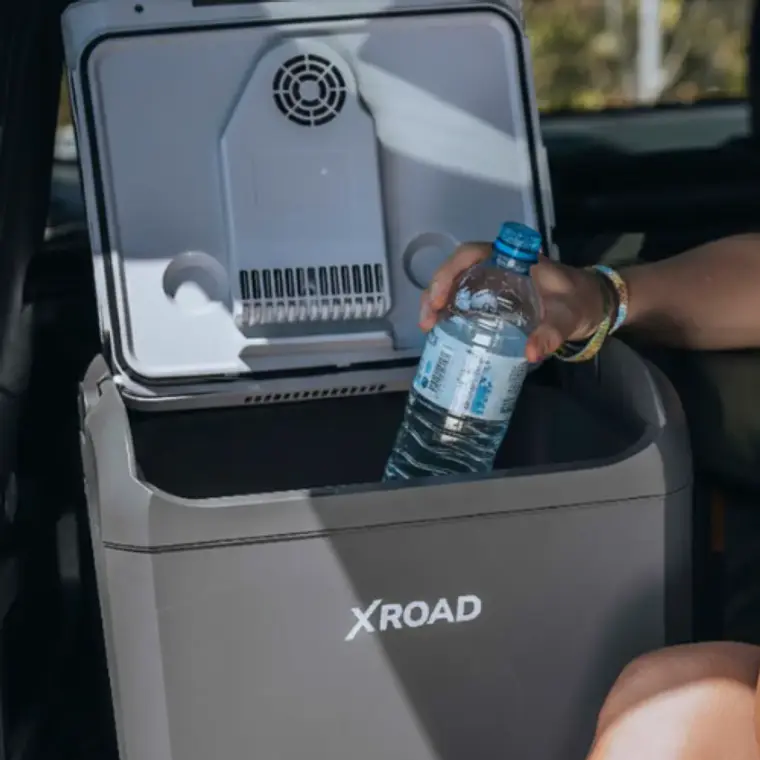 Cooler Eléctrico Portátil 30 Lts Gris 12V  4