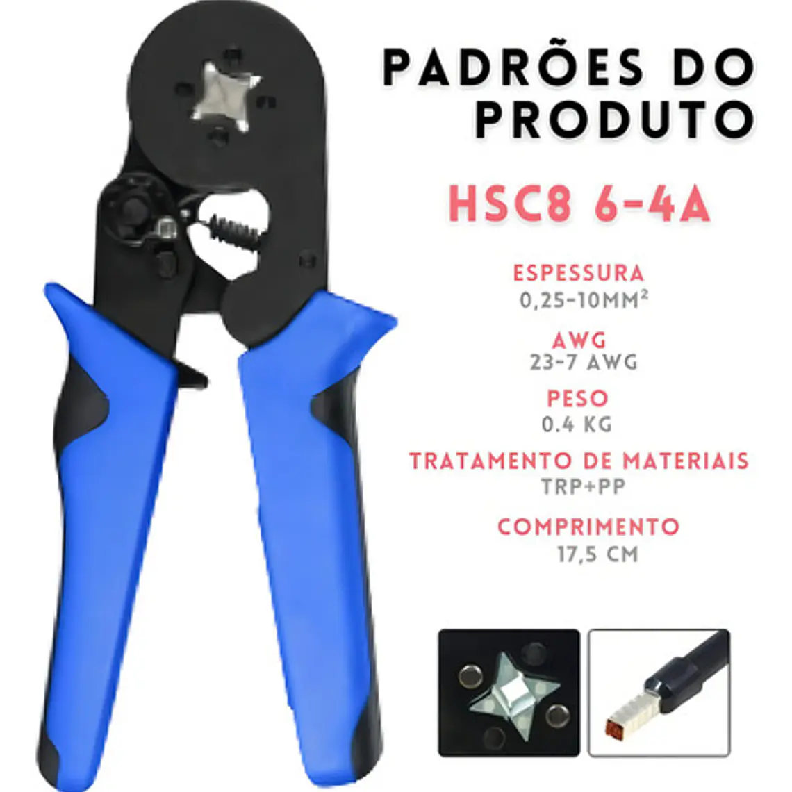 Pinzas Para Engarzar Con Forma De Ojales Tubulares, De 0,25 A 10 Mm 3