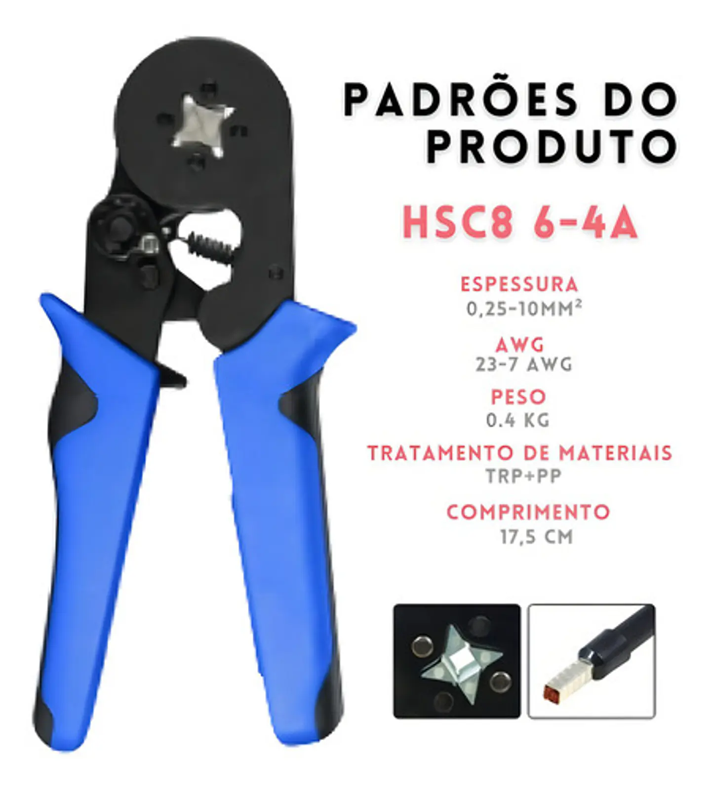 Pinzas Para Engarzar Con Forma De Ojales Tubulares, De 0,25 A 10 Mm 3