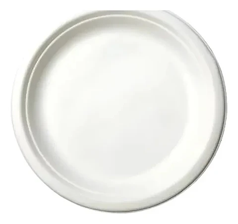 PLATO PLASTICO BLANCO 18CM 100 UNID VANNI