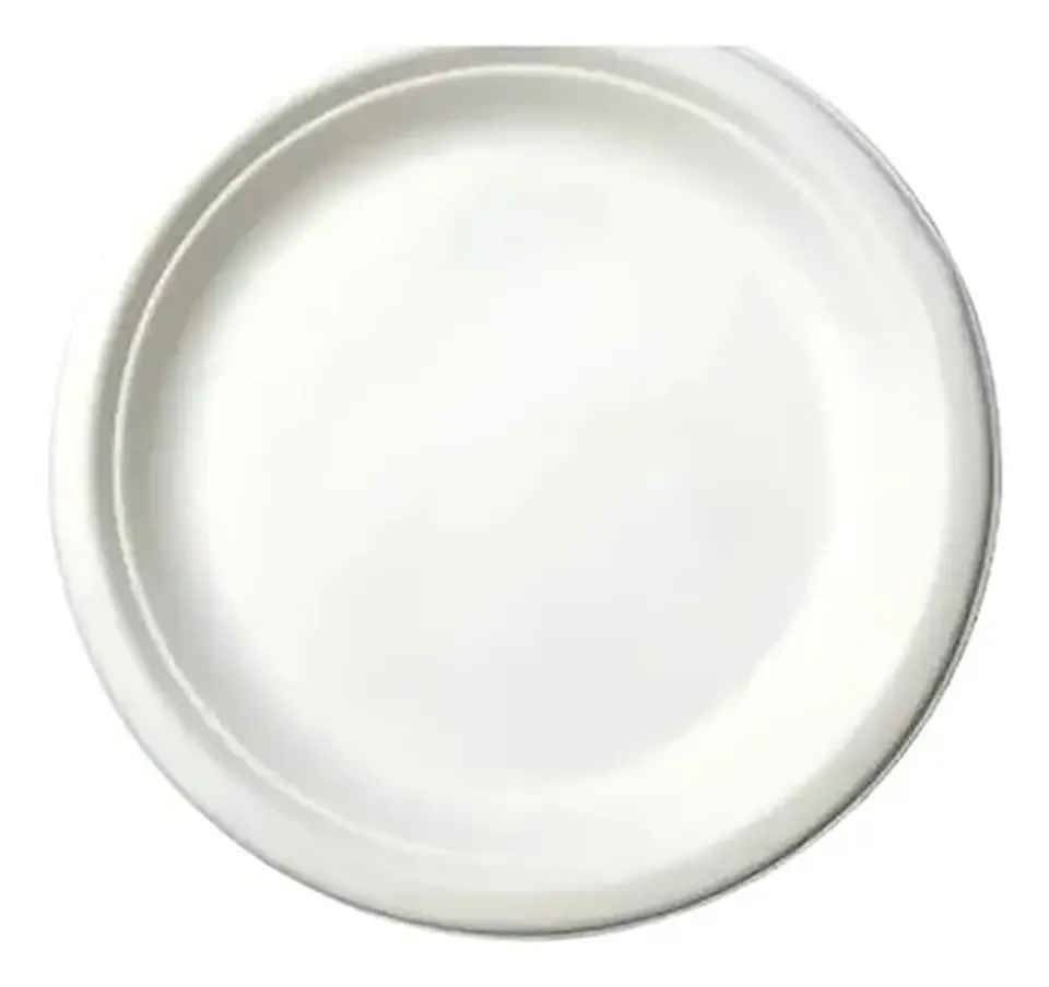 PLATO PLASTICO BLANCO 18CM 100 UNID VANNI 1