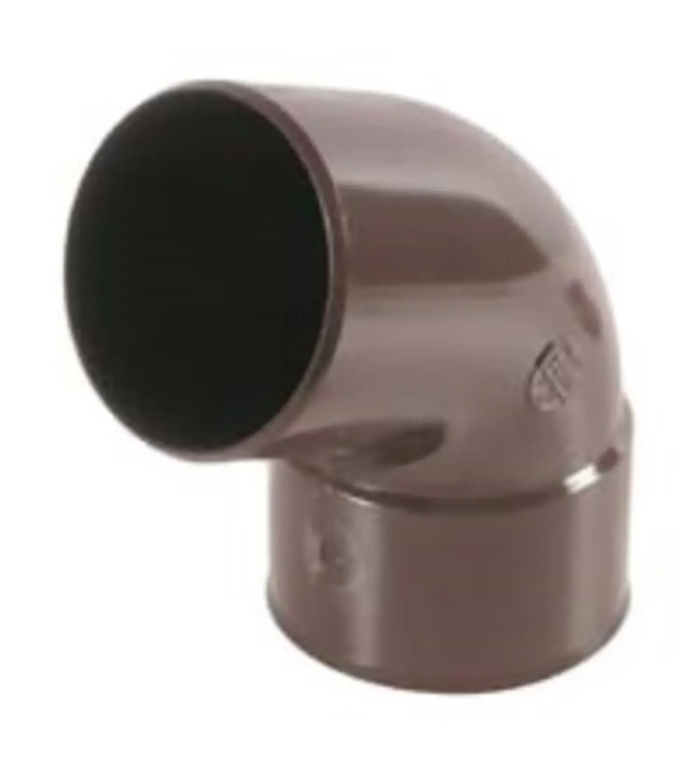 CODO PVC PARA CANALETA 67.5° MARRON M-H 1