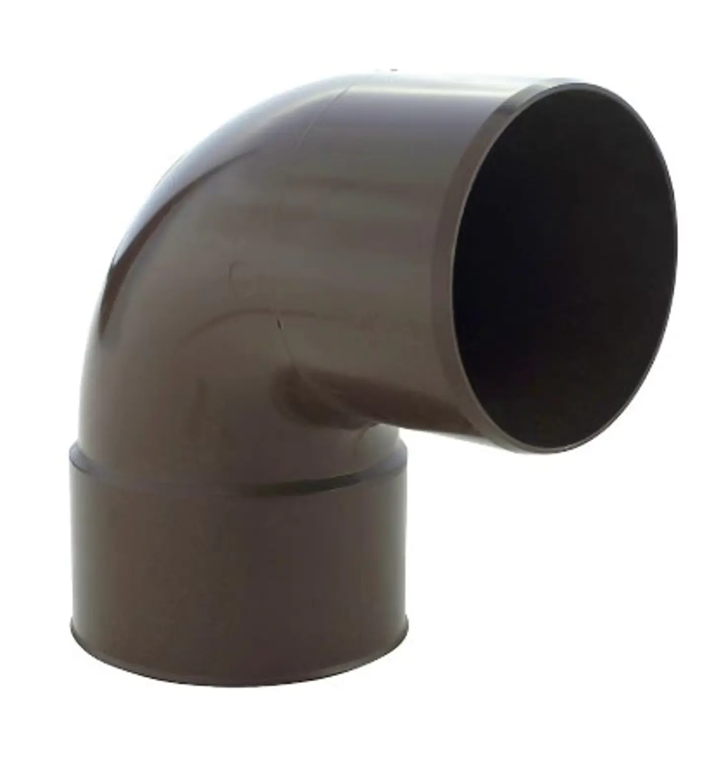 CODO PVC PARA CANALETA 87.5° MARRON M-H 1
