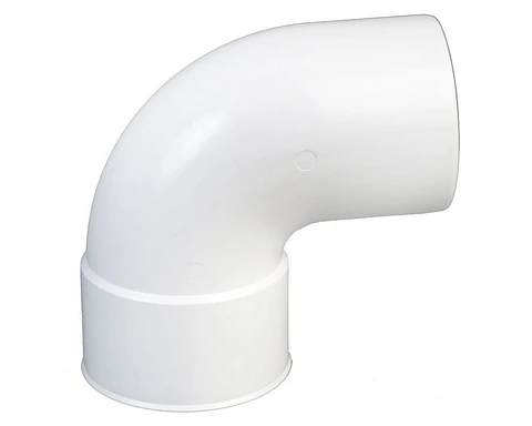CODO PVC PARA CANALETA 87.5° BLANCO M-H