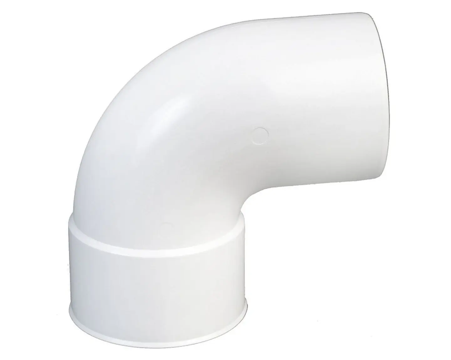 CODO PVC PARA CANALETA 87.5° BLANCO M-H 1