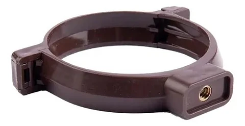 ABRAZADERA TUBO PARA CANAL MARRON
