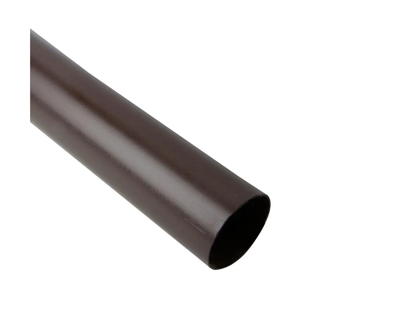TUBO BAJADA PVC PARA CANALETA 80X3M MARRON 1