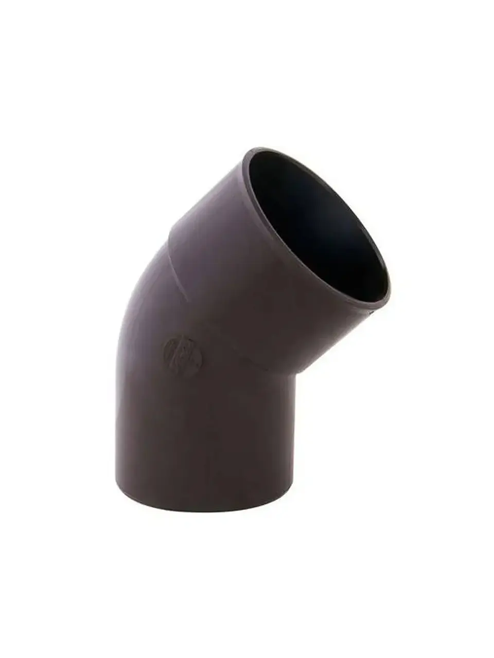 CODO PVC PARA CANALETA 45° MARRON M-H 1