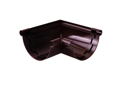 ESQUINA EXTERIOR INTERIOR PVC MARRON PARA CANALETA